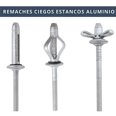 IBRIQO® – Remaches Ciegos Estancos de Aluminio con Junta EPDM | 6,4×30,2 mm | Fijación Hermética y Profesional